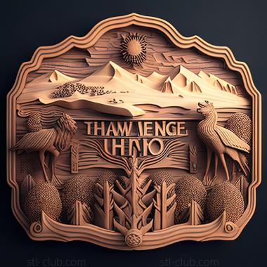 3D модель St Игра престолов за стеной игра (STL)